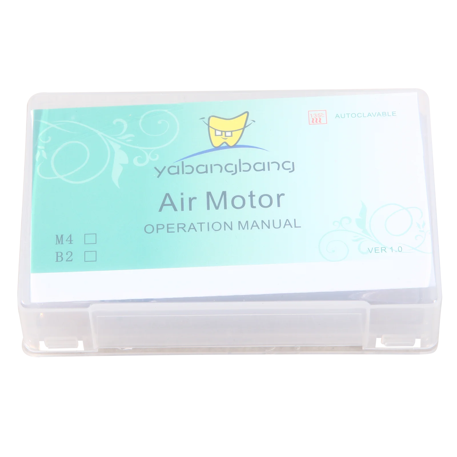 Наконечник с пневматическим двигателем den tal 2 отверстия медленная