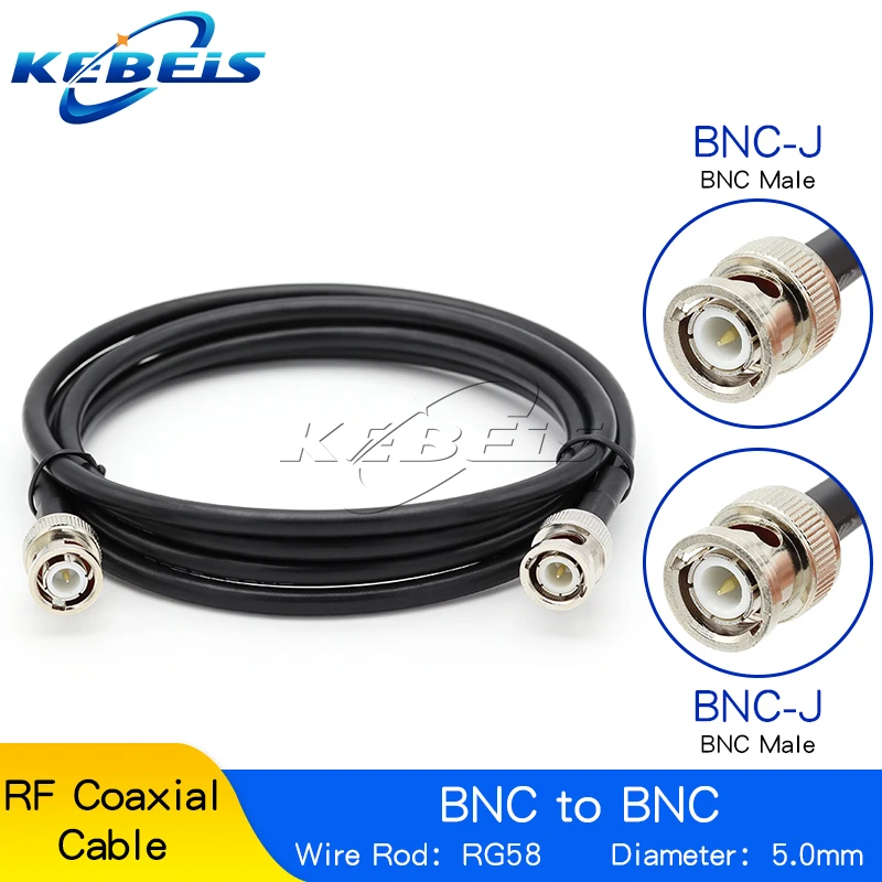 

RG58 BNC Male to BNC Male KEBEIS кабель