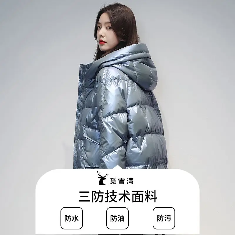 2023 New Winter Jacket Parkas Women Coat Hooded Overcoat Female Jacket Parka Thick Warm Cotton Padded Outwear Pockets S49