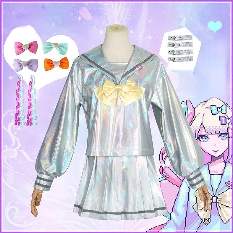 

Game Needy Girl Overdose Cosplay Costumes Angelkaiwaii Raincandy Dress Uniform Halloween Party Dress For Women Girls