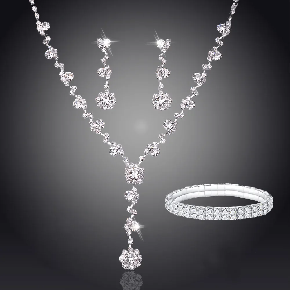 Модный европейский стиль маленький лепесток цветка комплект украшений со