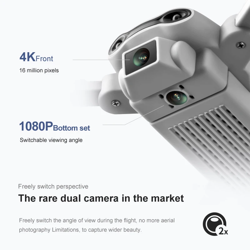 2022 V9 Радиоуправляемый мини-Дрон 4k двойная камера HD широкоугольная Wi-Fi FPV антенна