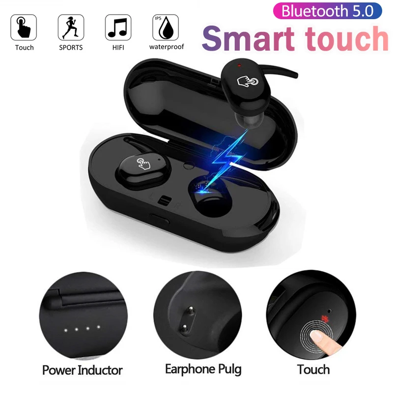 

TWS-стереонаушники Y30 с поддержкой Bluetooth 5,0 и микрофоном