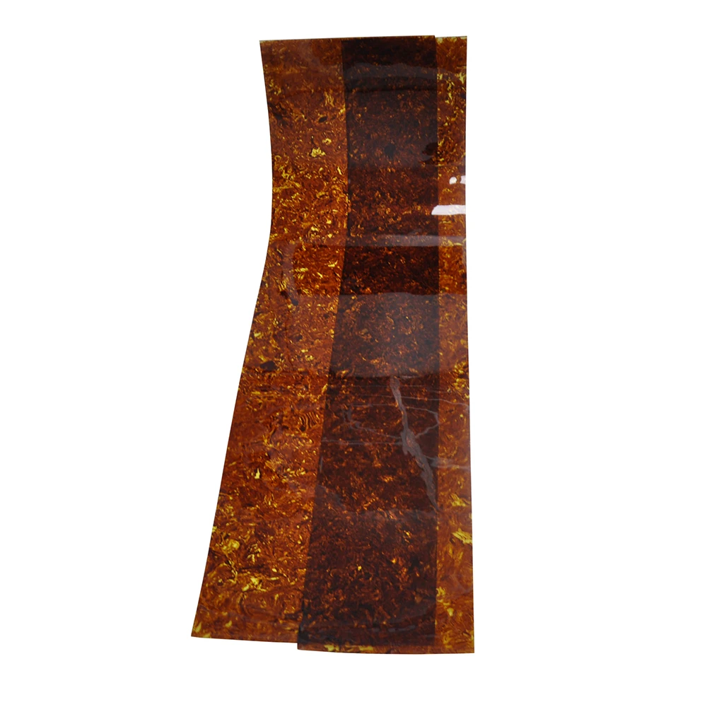 Gauge 0.46mm Celluloid Sheet Drum Wrap Musical Instrument Deco Brown Tortoise 10x60'' and 16x60'' enlarge
