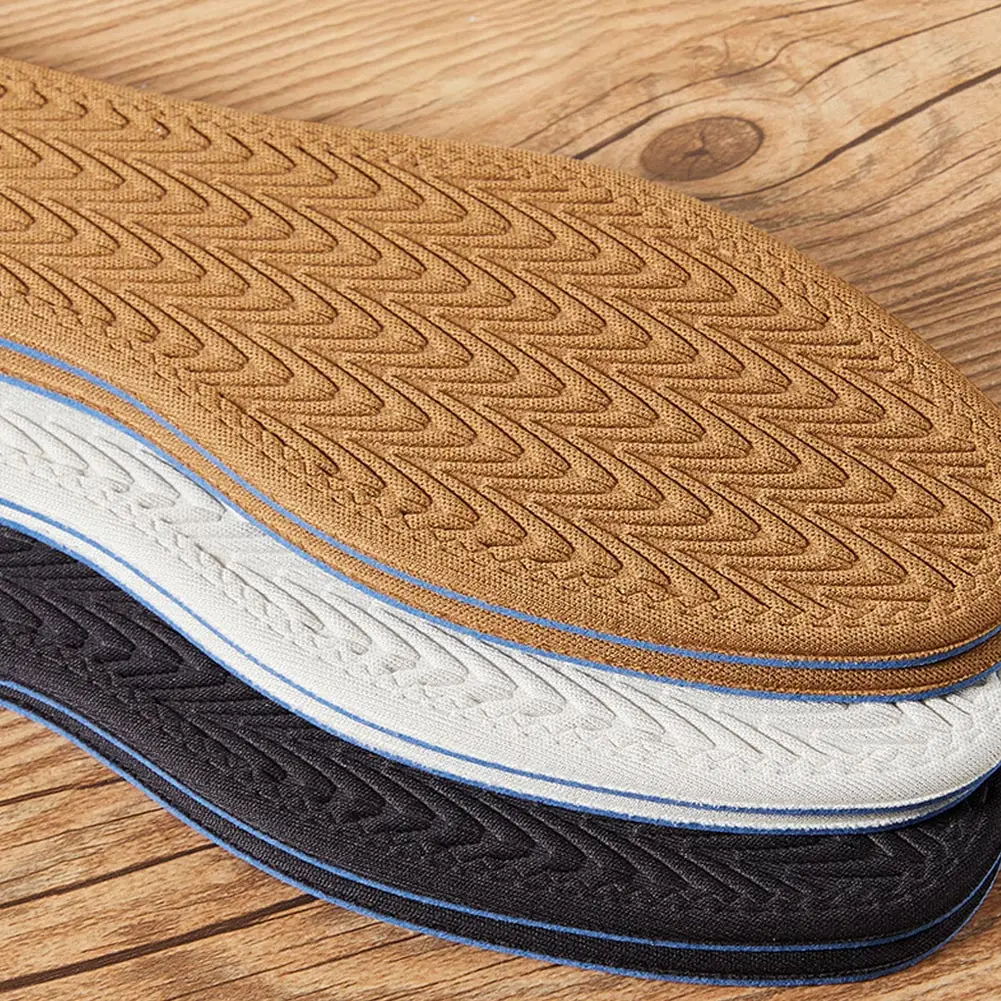 Shock-Absorbing Shoe Inserts Pad Soft Sport Insoles Memory Sponge Breathable Running Silicone Gel Cushion Orthopedic Insoles