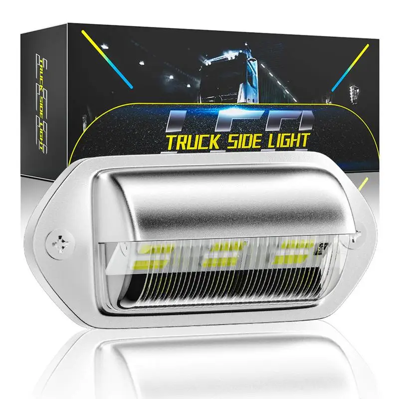 

Car Licence Plate Light 12V To 24V DC Waterproof 6 LED License Plate Lamp Taillight Waterproof Car Dome Map License Plate Light