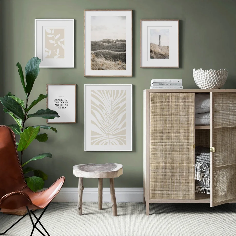 

Natural Grassland Abstract Leaf Plant Quotes Wall Art Print Paper Canvas Painting Nordic Poster Decor Pictures For Living Room