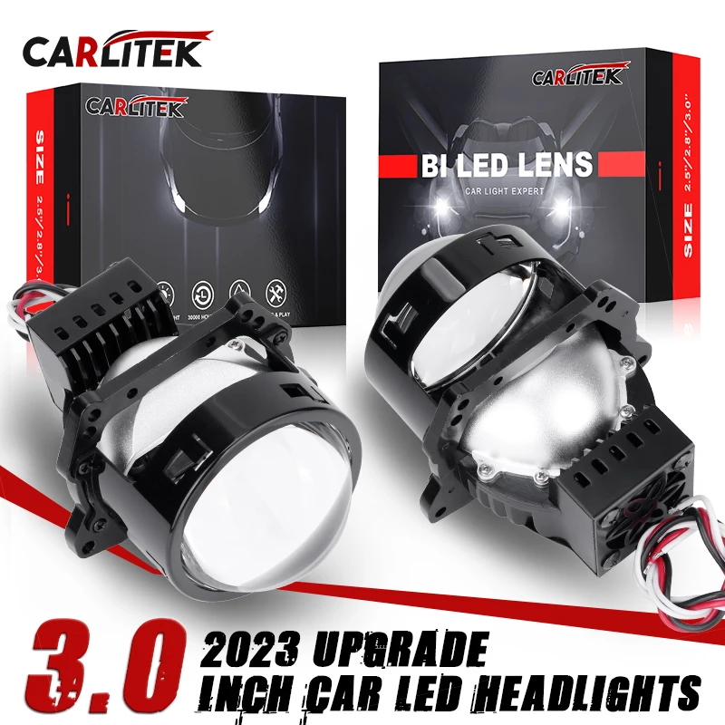 3 inch Bi-led Lenses For Headlights 40000LM LED Lighs Retrofit Projector For Hella 3R G5 Lens Auto Car Lamp Accessories Tuning