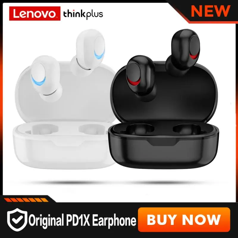 

Original Lenovo PD1X Wireless Bluetooth Earphone HiFi Music Earbuds With Mic Sports Waterproof Headphones TWS Headset Dropship