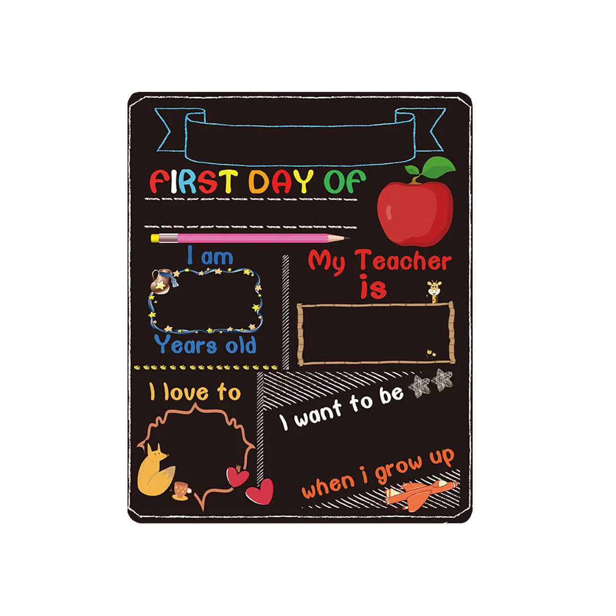

Small Chalkboards Practical Message Board Student Education Tool The Office Decor Blackboard for Office