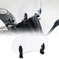 universal motorcycle risen adjustable wind screen extension windshield spoiler air deflector for bmw yamaha honda suzuki kawasak
