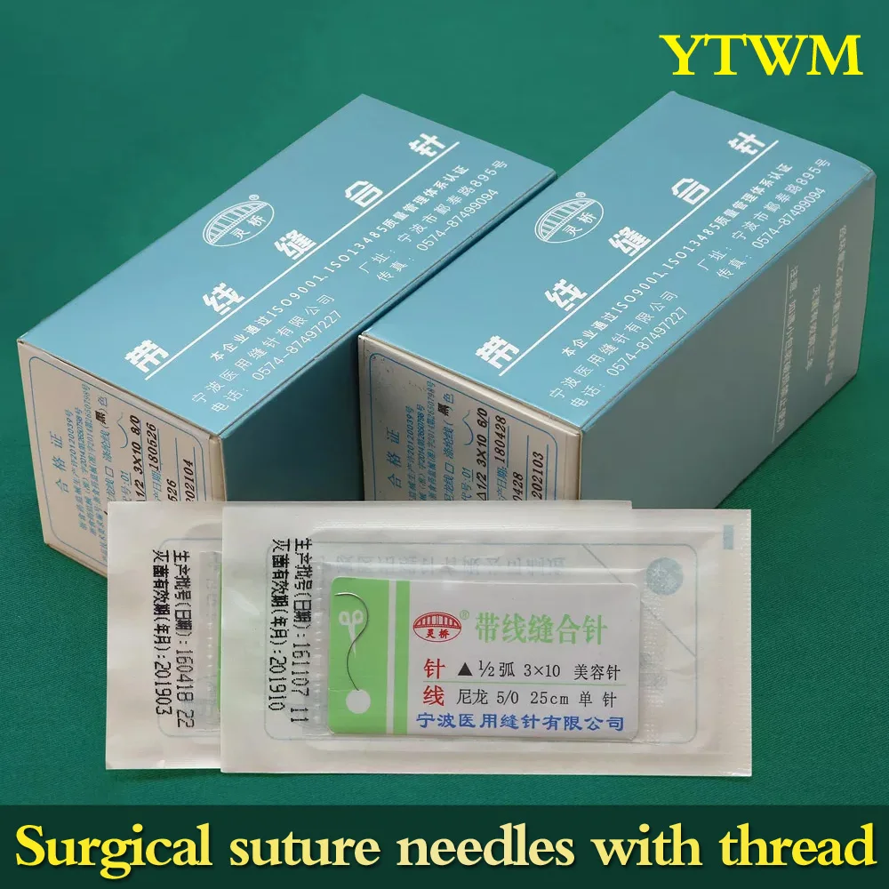

Suture needle surgery tool Nano seamless angle needle embedding double eyelid suture thread triangle needle surgery tool 10 pcs
