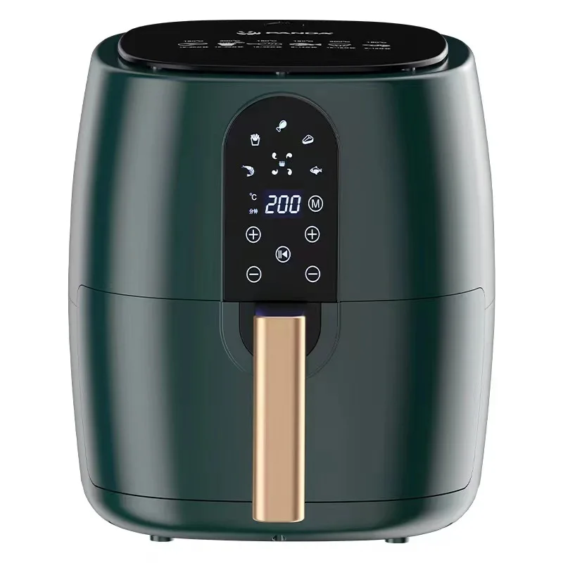 6L Electric Air Fryer Without Oils Large Capacity 360°Baking Oven Oil-free Smart Deep Fryer Temperature Control Home Appliance