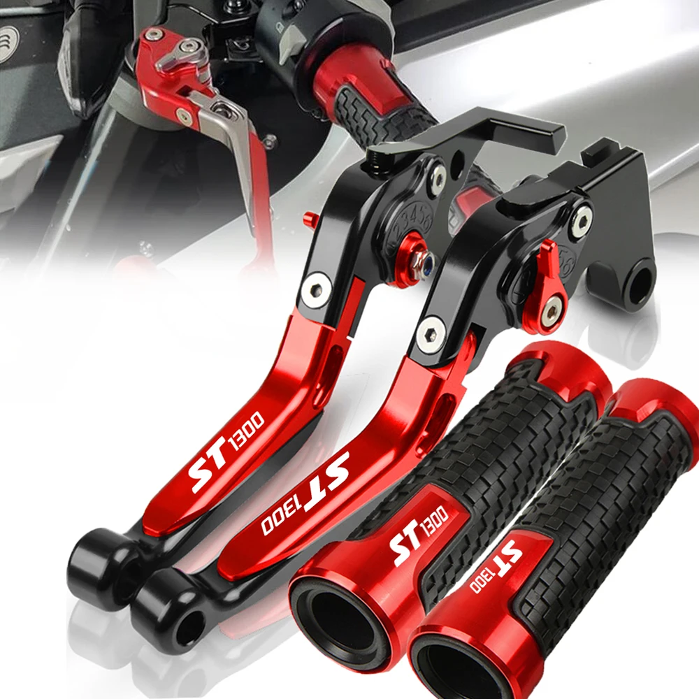 

Hand Grips End Handlebar ST 1300 Brake Clutch Levers FOR HONDA ST1300 ST1300A 2007 2006 2005 2004 2003 Motorcycle Handle Bar End