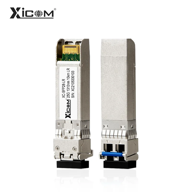 

25G 1310nm SFP+ Module Multi-Mode Duplex LC Fiber Module DDM 10km SFP Transceiver Module Compatible with Cisco/Mikrotik/Huawei