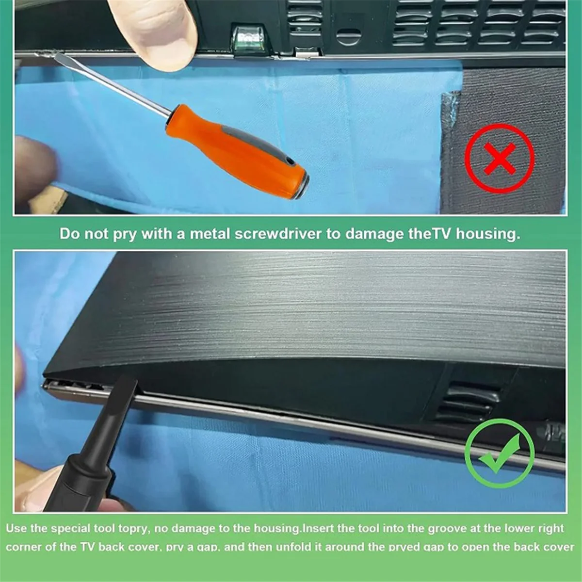 Для телефона Samsung LCD TV безвинтовая задняя крышка инструмент для удаления