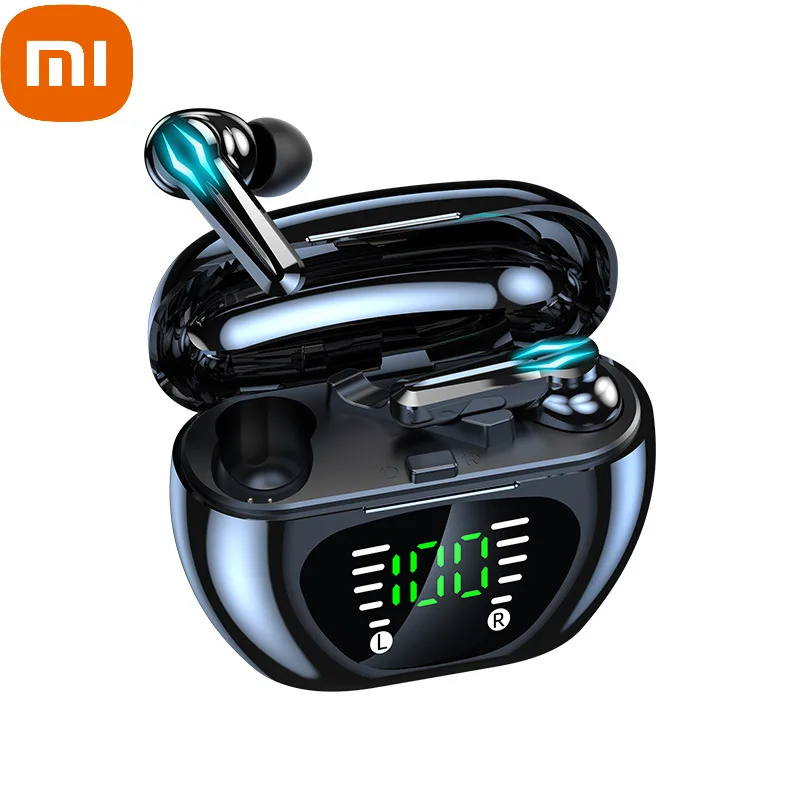 

Беспроводные наушники XIAOMI TWS Bluetooth 5,0 с сенсорным управлением, стереогарнитура 9D с микрофоном, спортивные наушники-вкладыши со светодиодным ...