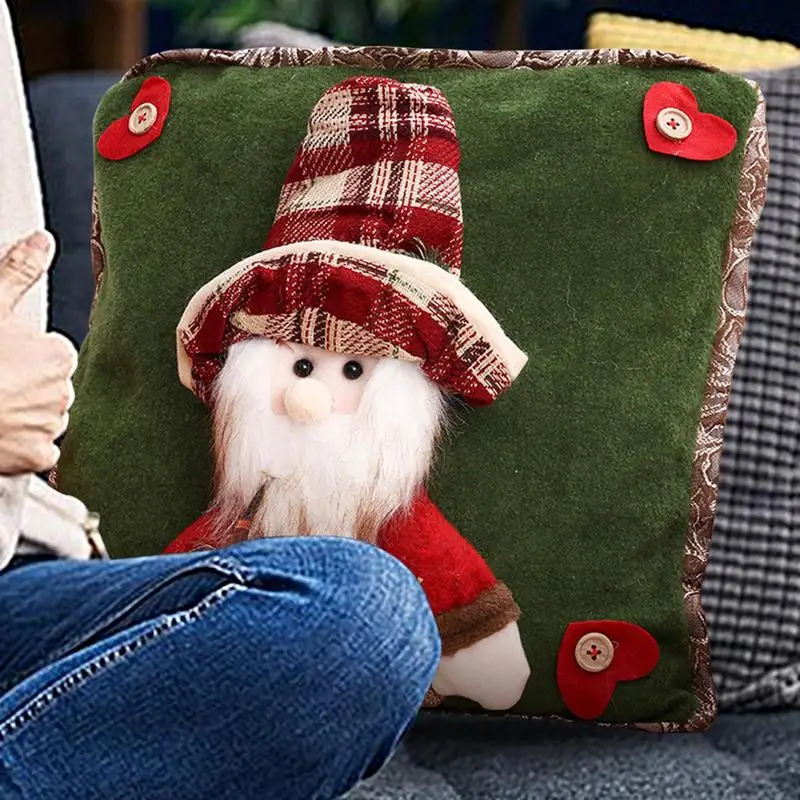 Рождественские украшения наволочки декоративная квадратная наволочка 16x16