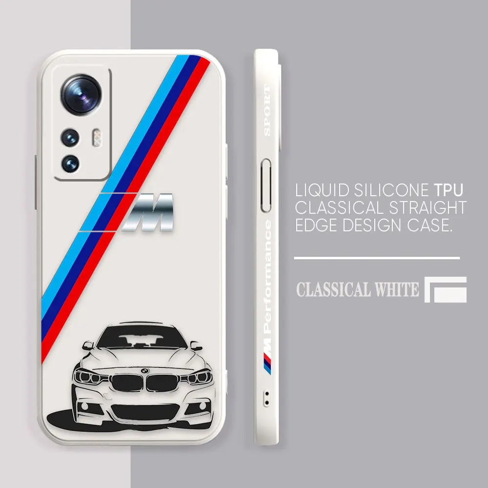 Phone Case For Xiaomi 13 12 12T 12S 11 11T 10 10S 9 8 Pro Ultra Lite Case Cover Funda Cqoue Shell Luxury Sports Car B-BMW Drift