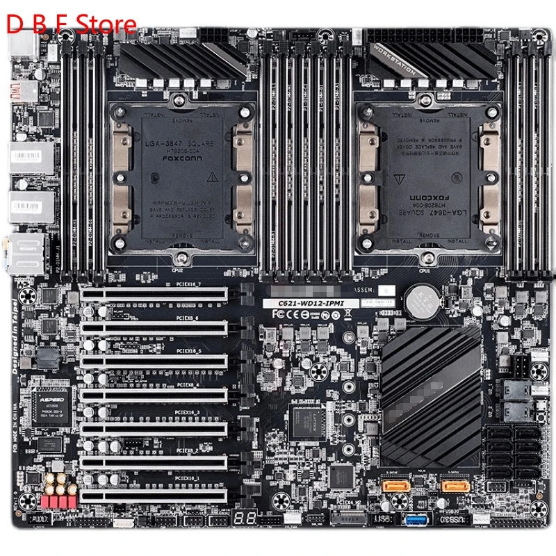 

C621-WD12-IPMI For GIGABYTE Deep Learning Workstation Server Motherboard LGA3467 DDR4