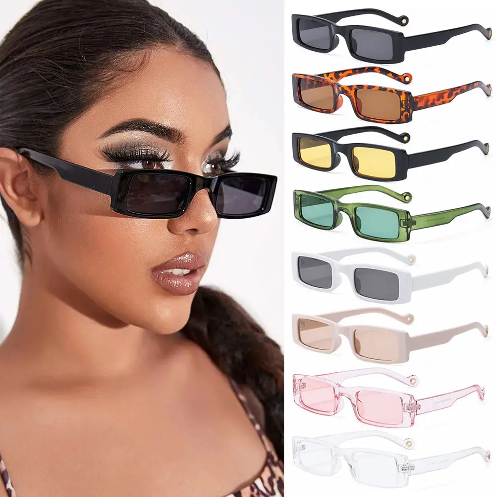 

Fashion Eyewear Trendy UV Protection Rectangle Square Sunglasses Sunglasses for Women Sun Glasses