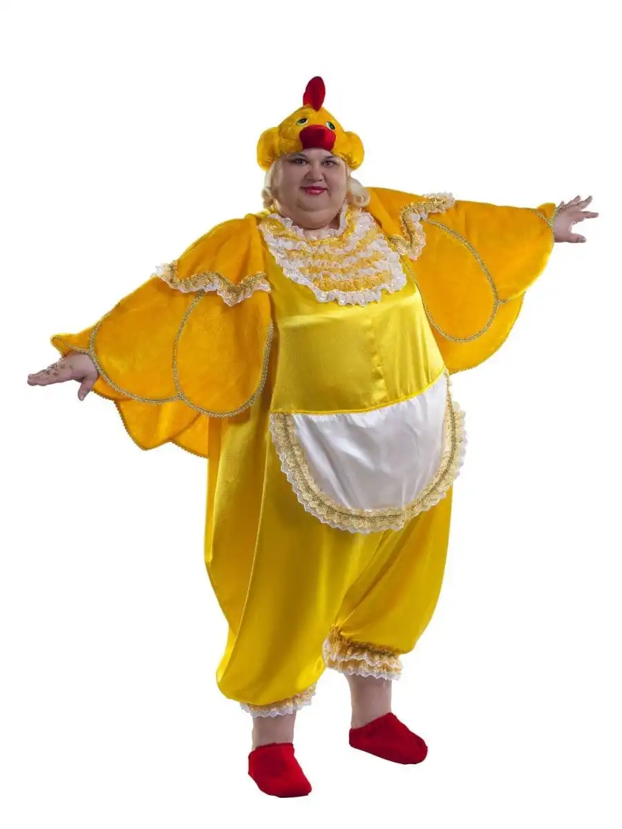 Костюм Курицы наседки взрослый на утренники в детском саду аниматорам Размер 52 -
