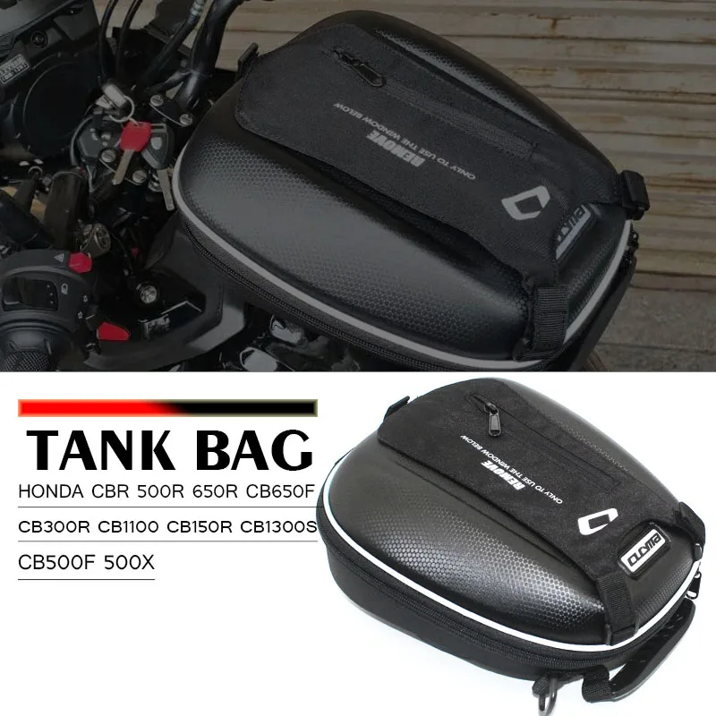 

Saddle Fuel Tank Bags For HONDA CBR 500R 650R CB 650F 500F 500X CB300R CB1100 CB150R CB1300S Motorcycle Phone Ring Mount Luggage