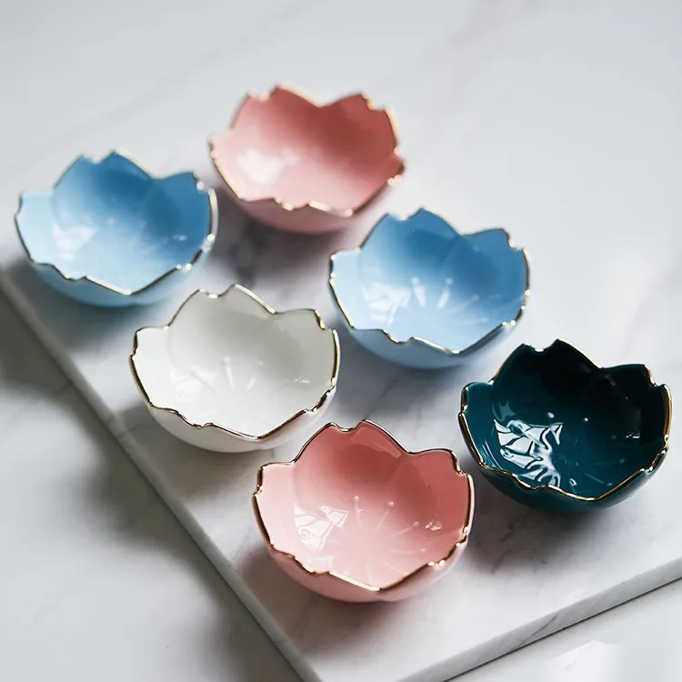 Japanese Tableware Plate Dish Flavored Vinegar Sauce Ceramic Dish Snack Dish Soy Dinnerware Set Kitchen Supplies
