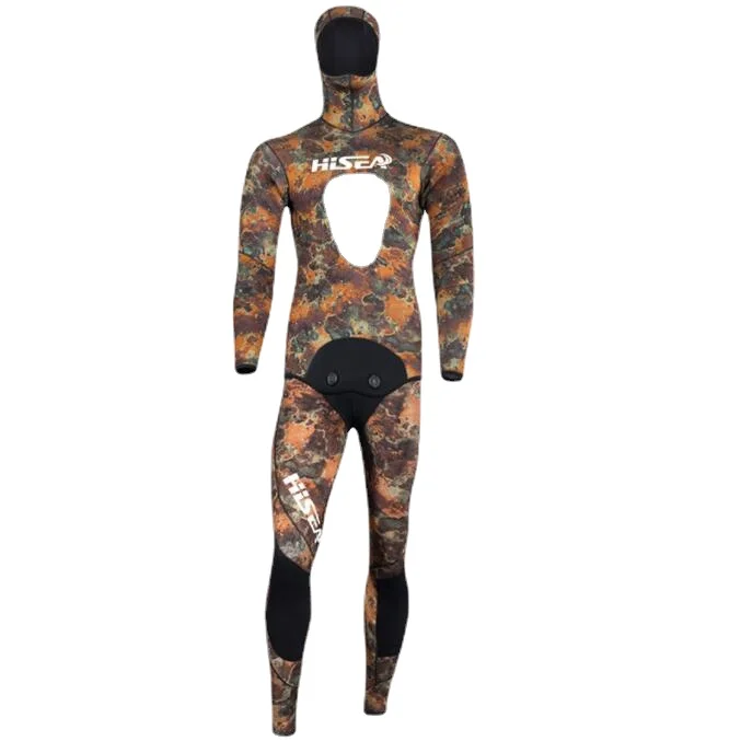 

Hisea Seac 3.5mm Men Neoprene Diving Suit Split Wetsuit Fishing and Hunting Clothing Siameseprofessional Separated Diving Suit