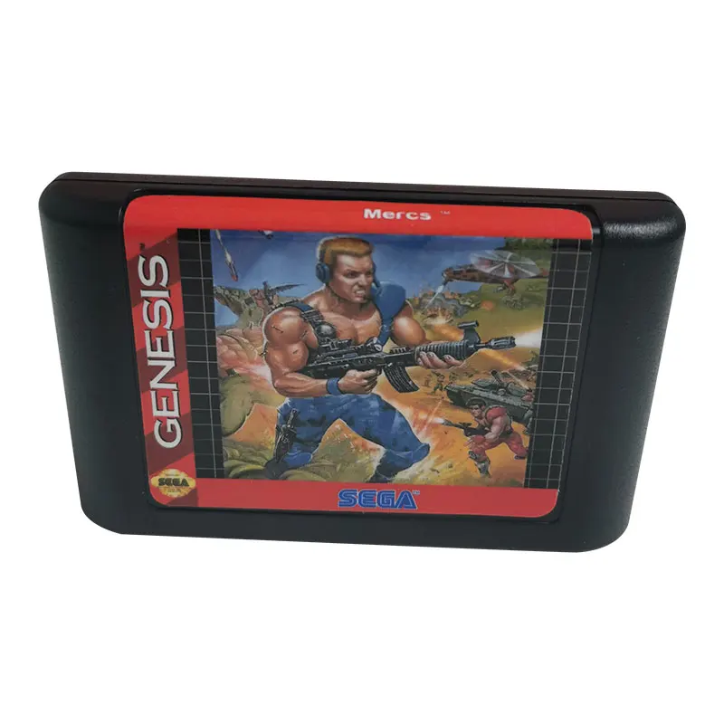 

Игровой картридж Mercs, 16-битная игровая карта для консоли Sega Mega Drive Genesis