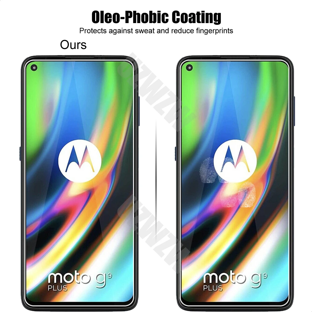 22 for motorola moto g9 plus 2pcs camera lens film 2pcs protective phone screen protector tempered glass guard free global shipping