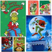 5d diy diamond painting the grinch movie art christmas gift full drill embroidery cross stitch kits mosaic home decor quotes