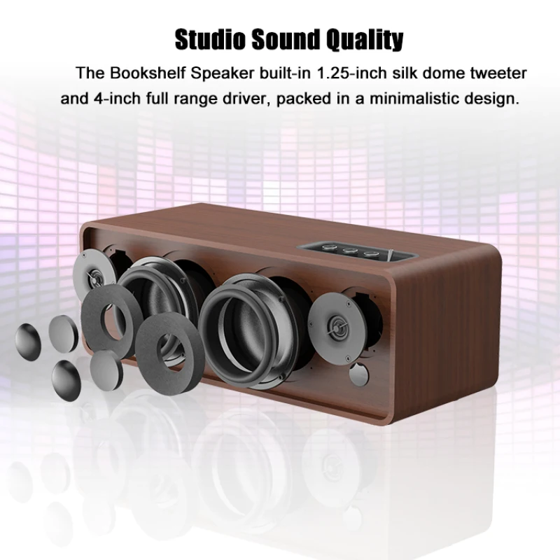 Hi Fi Домашний кинотеатр 50 Вт мощные Bluetooth колонки с тяжелыми басами беспроводная