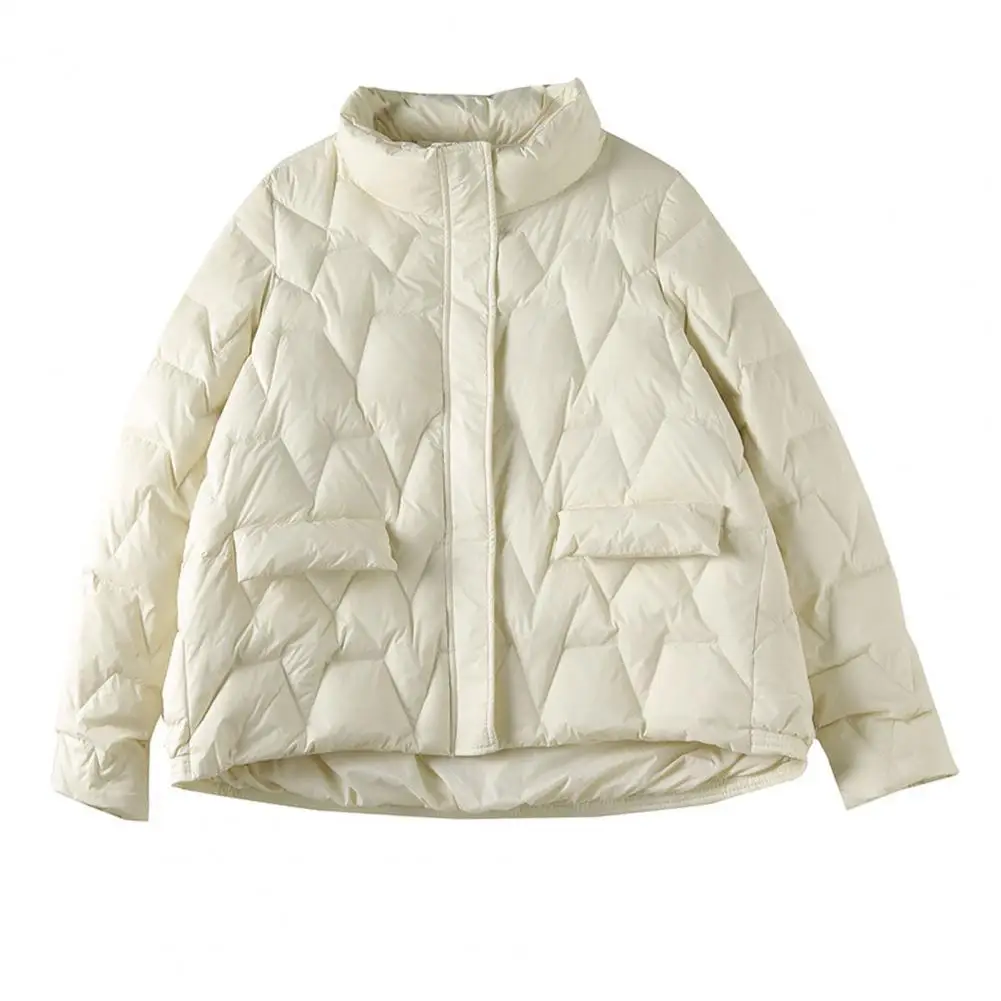 Woman Red Reversible Quilted Jacket Oversize 2022 Spring Autumn Winter Double-Sided Padded Loose Coat Casual Classic Chic