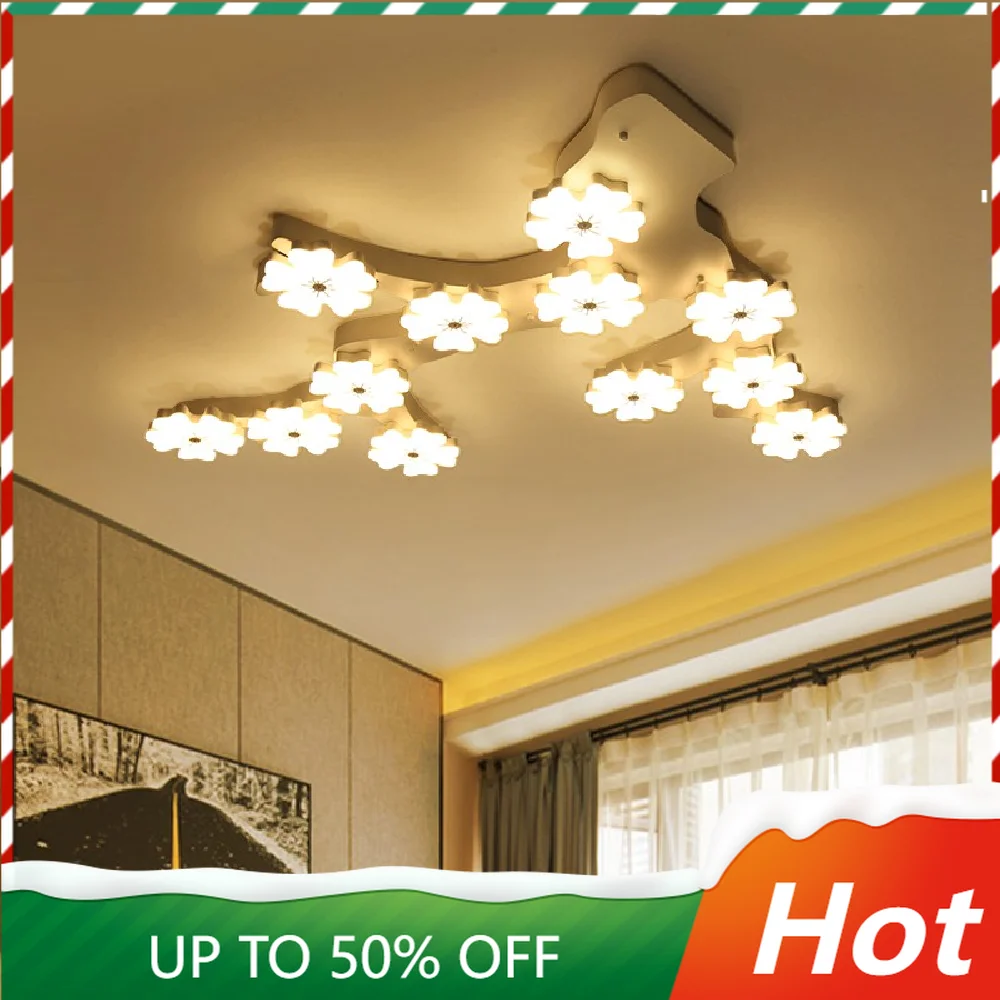 

Акриловая потолочная лампа в виде цветка сливы