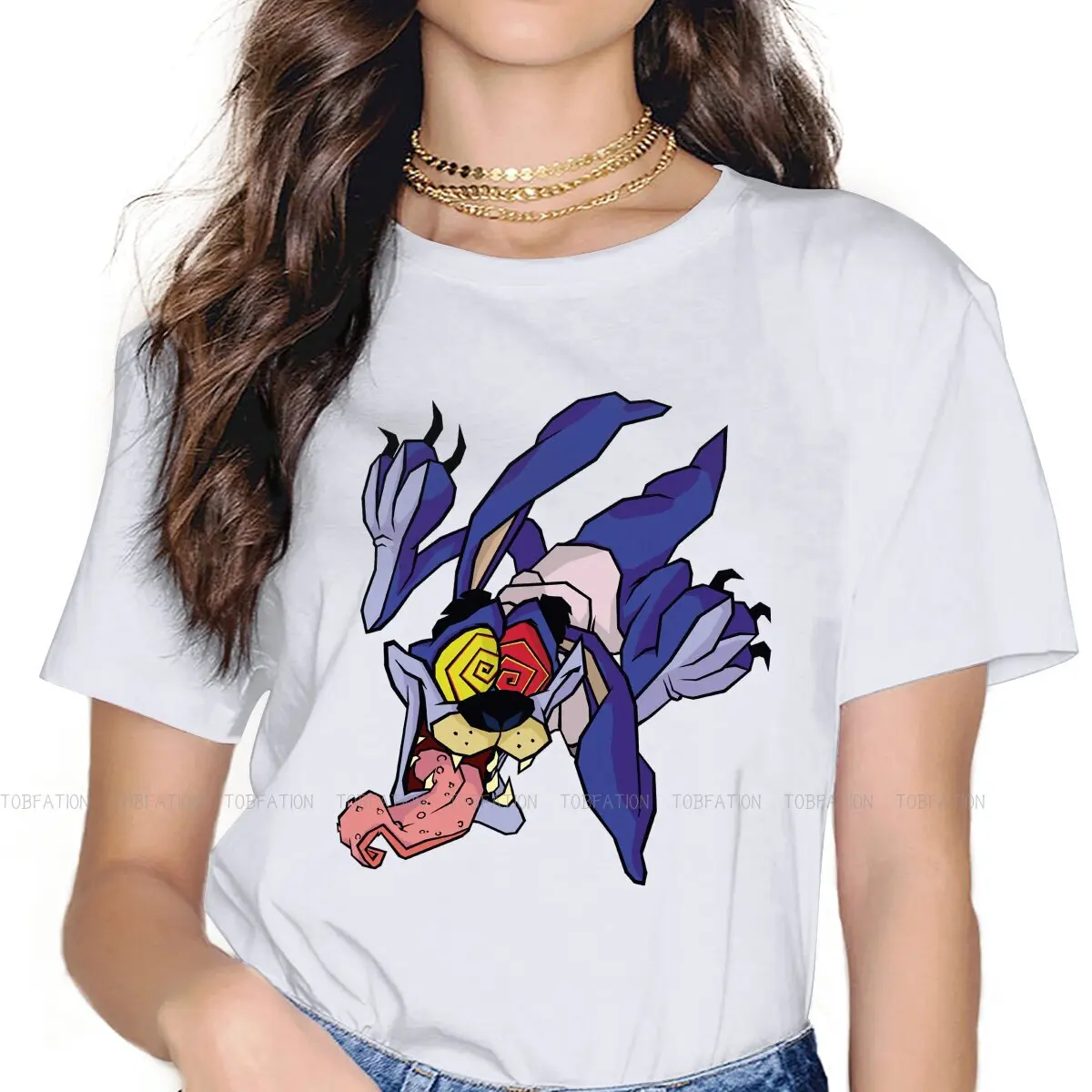 

Футболка Haha Женская хлопковая, Graphic Bandicoot Game Girls, 5XL, модный подарок