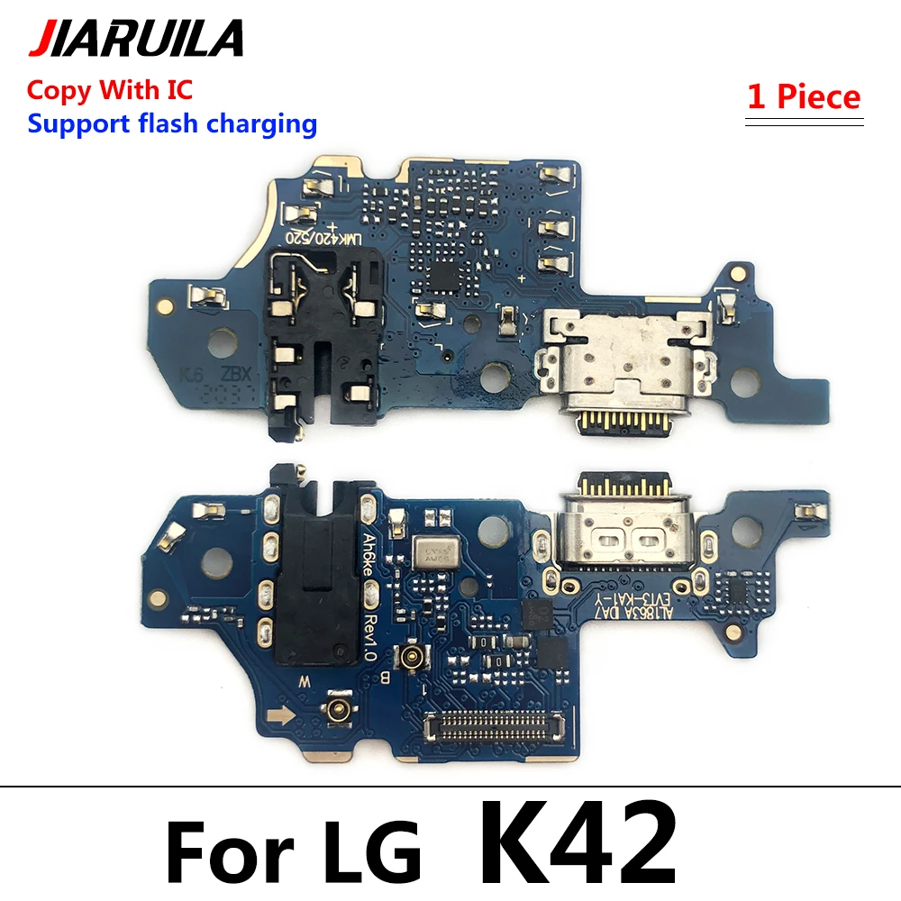 Гибкий кабель для зарядного порта питания LG K8 Plus K22 K41S K42 K50S K51S K52 K61 коннектор USB