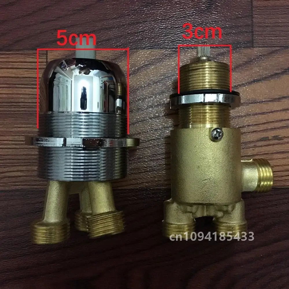 MTTUZK Твердый латунный смеситель для горячей и холодной воды разделенный 1 в 2