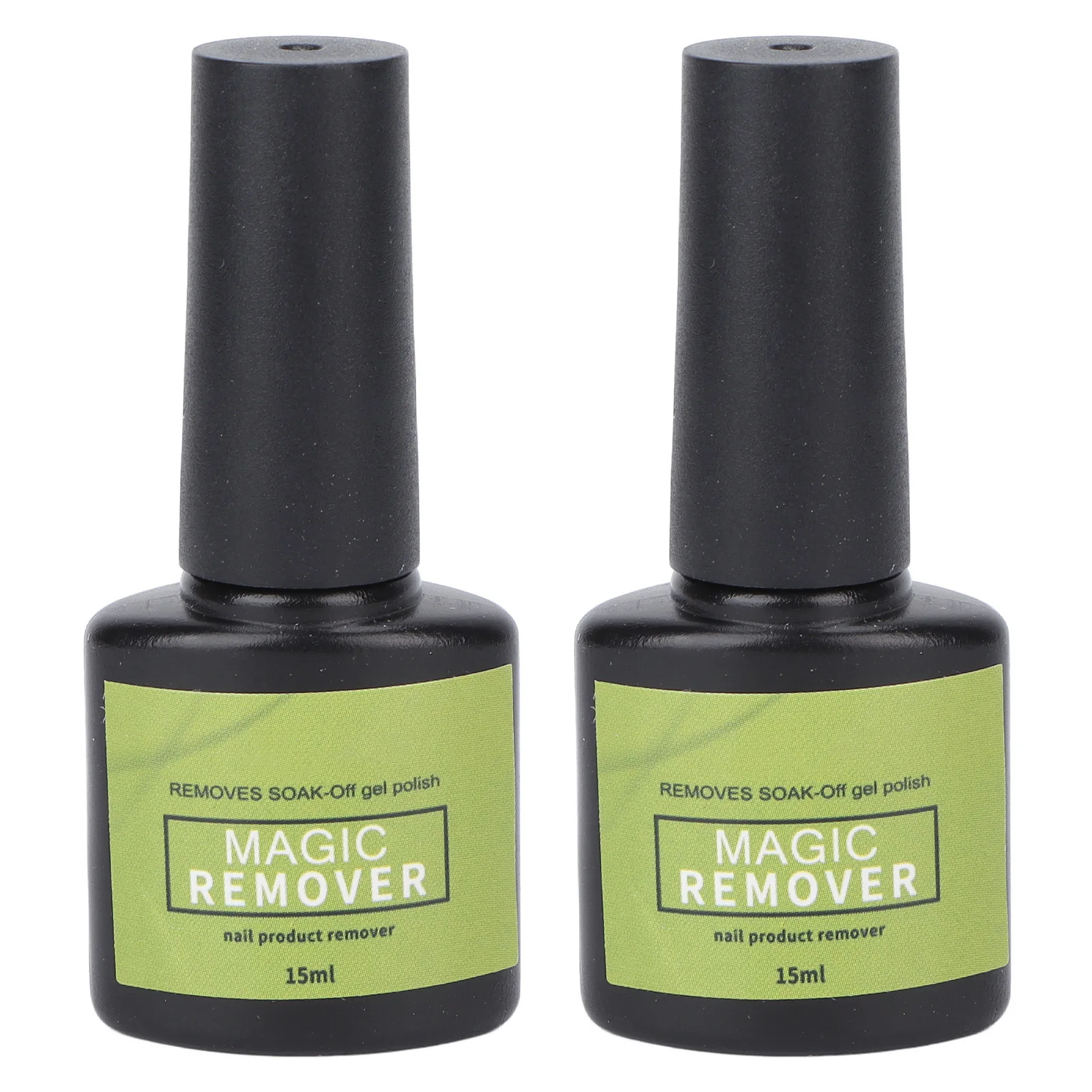

2pcs 15ml Nail Gel Polish Remover Light Smell Quickly Harmless Professional Nail Polish Cleaner Gel