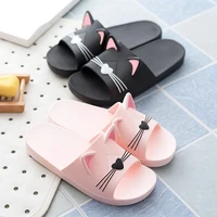 bathroom couples home wearing lovely summer indoor parent child female children slippers flat adult pvc kids non slip shoes