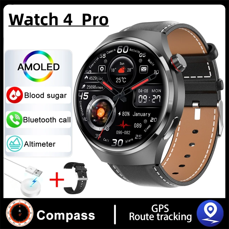 

Смарт-часы для Huawei GT4 Pro, 2023 дюйма, GPS-трекер