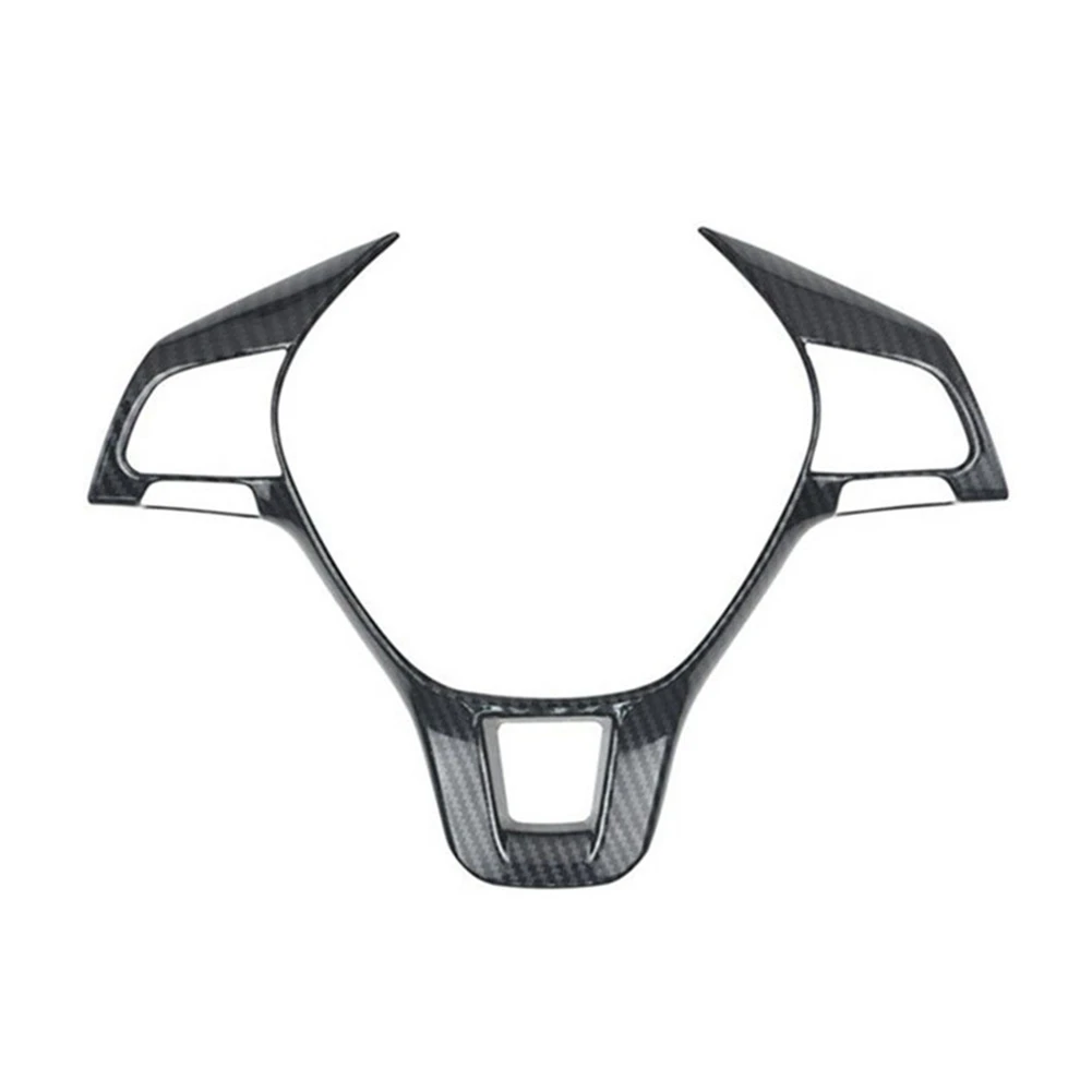 

Car Carbon Fiber Steering Wheel Panel Cover Trim Decoration Sticker for L 2017 2018 2019