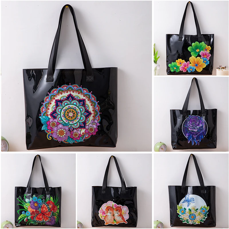 Прозрачная сумка Jell для алмазной живописи, мозаика «сделай сам», Экологически чистая сумка для хранения покупок, сумка-тоут для вышивки крестиком для продуктов, органайзер для домашнего творчества