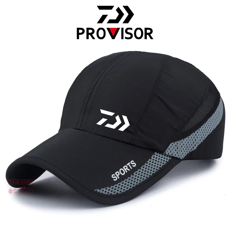 

New Daiwa Fishing Hat Summer Outdoor Sports Travel Breathable Baseball Cap Men's Adjustable Sunscreen Riding Shade Fishing Hat