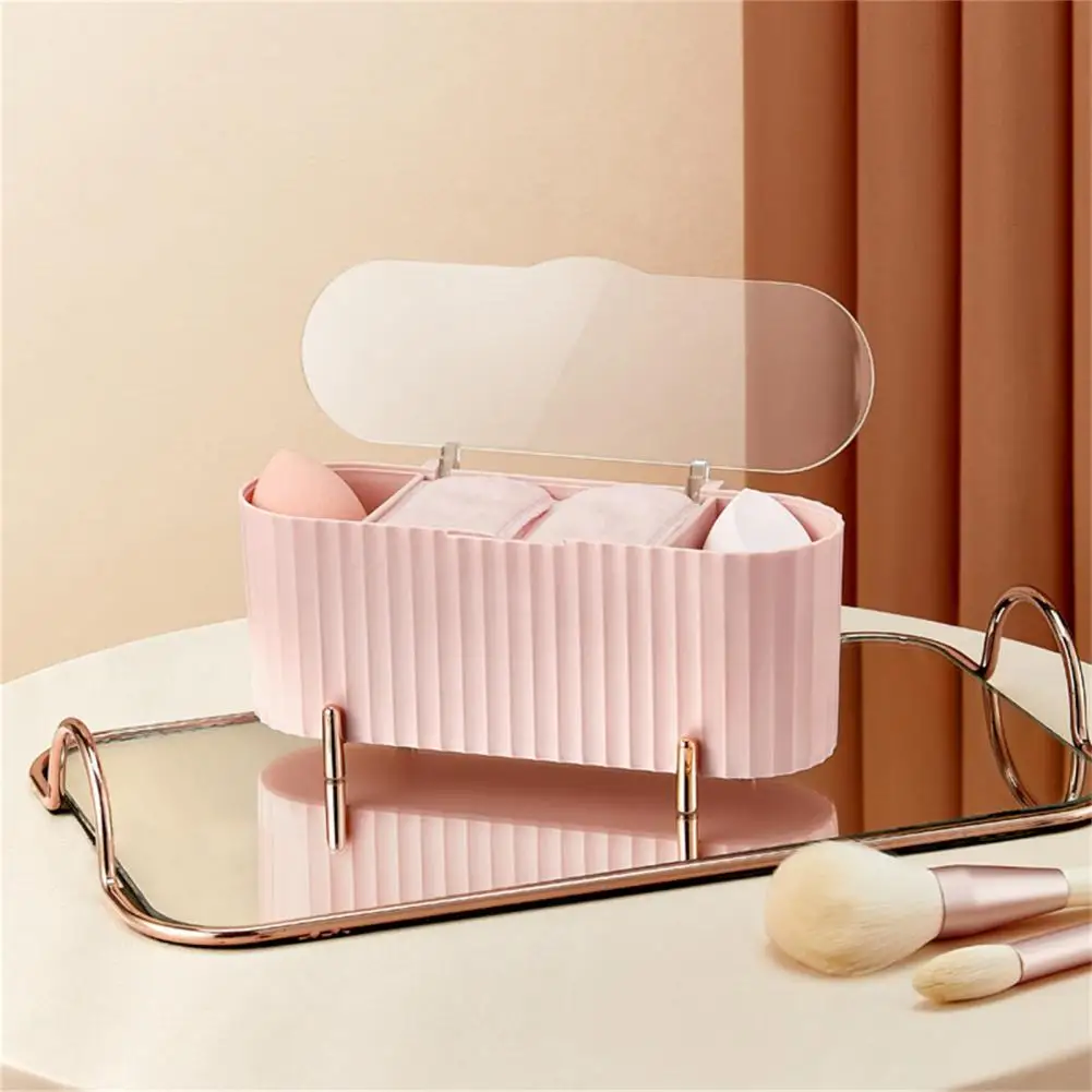 

Reusable Pretty Separate Cotton Swabs Dispenser Qtips Holder Lightweight Cosmetic Storage Holder Easy to Clean for Home