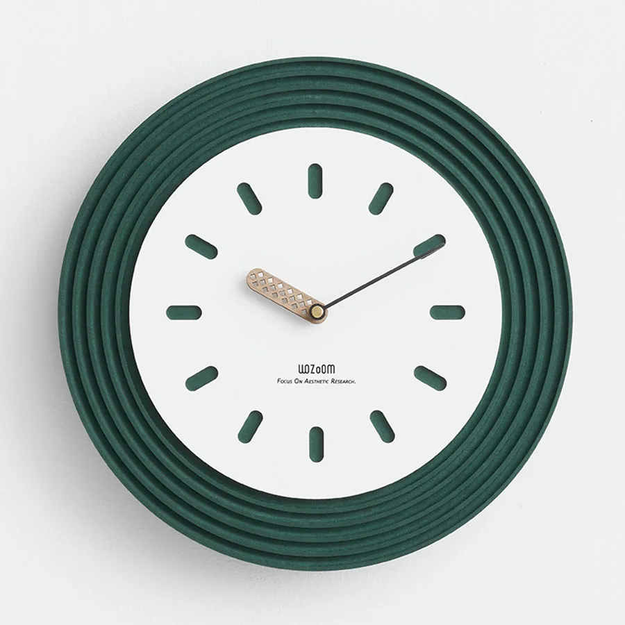 

Luxury Living Room Wall Clock Home Decor Gift White Unique Wall Clock Round Modern Design Nordic Green Aesthetics Saat Decor