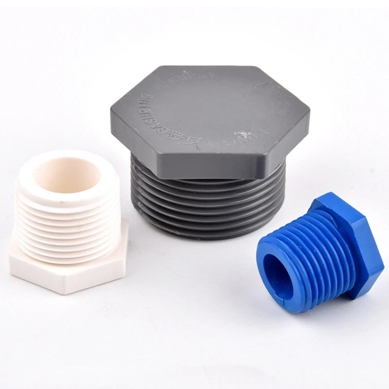 Концевая Заглушка с наружной резьбой из ПВХ заглушка для сада лампы аквариума