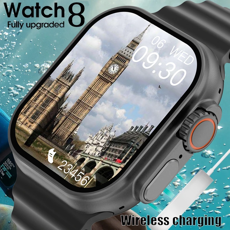 New SmartWatch 8 ultra Bluetooth Call Men Sports Fintess watches Women Custom Watch Face Series 8 Smart Watch for Apple Watch