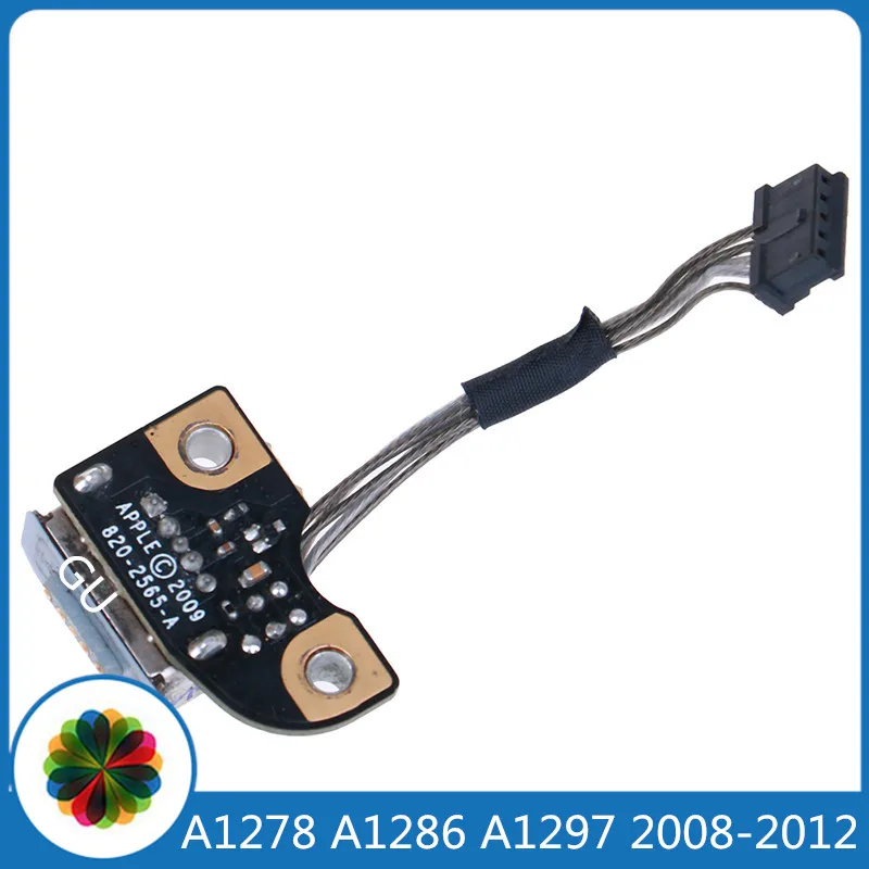 

Original A1278 A1286 A1297 DC Power Jack Board 2008 2009 2010 2011 2012 Year For Macbook Pro 820-2565-A 820-2361-A