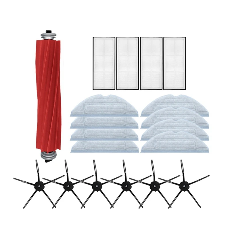 

For Xiaomi Roborock S7 T7S T7plus Main Brush Side Brush Mops Cloths HEPA Filter Kit Robotic Vacuum Cleaner Accessories